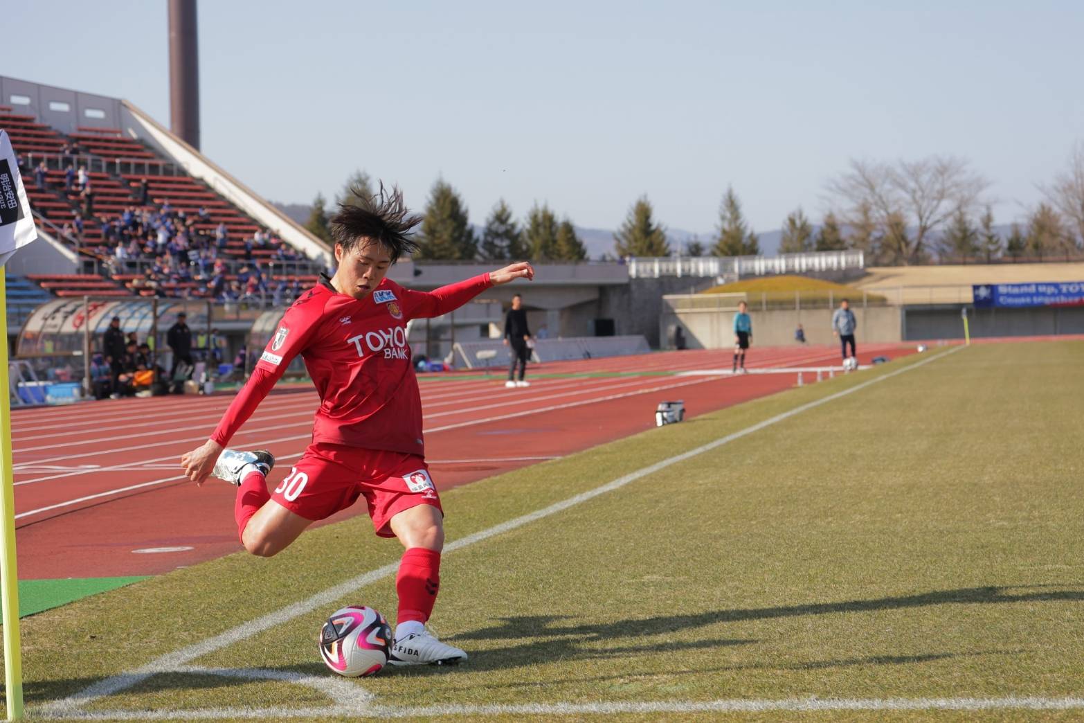 福島での試合風景